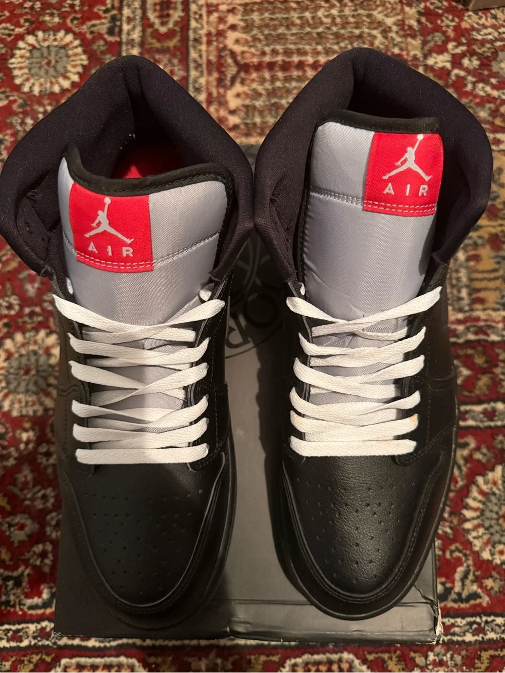 Jordan 1 Mid SE Black Metallic Reimagined - Men’s High-Top Sneakers